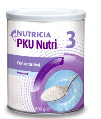 Nutri харч. д/хв. на фенілкет. та гіперфеніл. 500г PKU Nutri 3 Conc. від 8 років